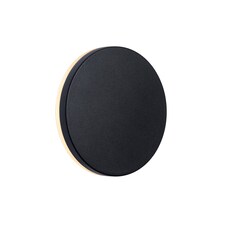Nordlux Artego Outdoor Wall Light Black Aluminium Sensor Intergrated LED 20,000hrs - Mains Powered, IP54 | Black | Black