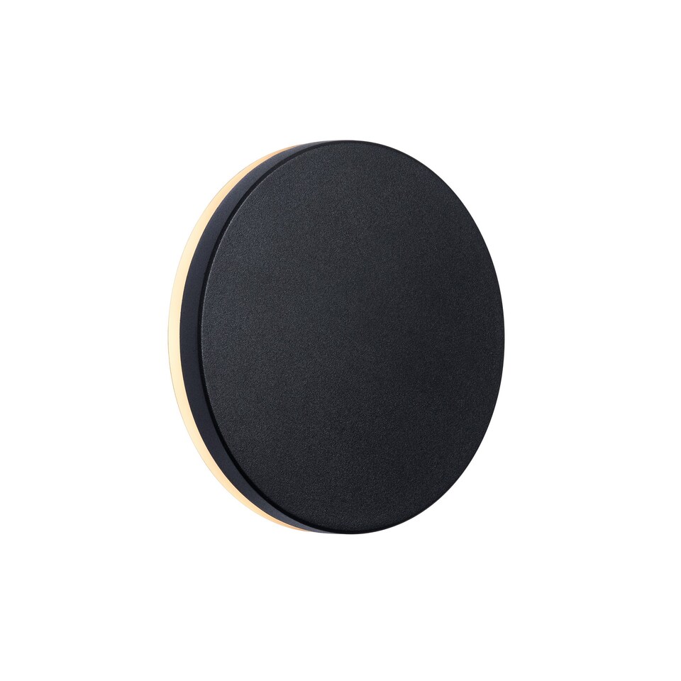 image 1 of Nordlux Artego Outdoor Wall Light Black Aluminium Sensor Intergrated LED  20,000hrs - Mains Powered, IP54 | Black | Black