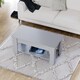 image 8 of Vida Designs Lift Up Coffee Table With Storage Compartment & Shelf, Grey