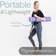 image 5 of TPE Yoga Mat with Strap (6mm Thick) - Purple