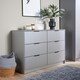 image 1 of Phoenix Chest Of 5 Drawers Bedroom Furniture Clothing Storage Organiser Unit | Grey