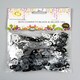 image 3 of 4 x 14g 80th Black Happy Birthday Confetti