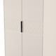 image 5 of Islay Tall Double Wardrobe in Kashmir Matt (Ready Assembled) | Cream | Kashmir Matt