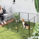 image 8 of PawHut Eight-Panel Dog Playpen with Door, for Indoor, Outdoor, 80cm Tall 