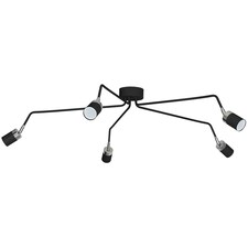 Milagro Ceiling Lamp Joker Black 5XGU10