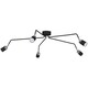 image 1 of Milagro Ceiling Lamp Joker Black 5XGU10