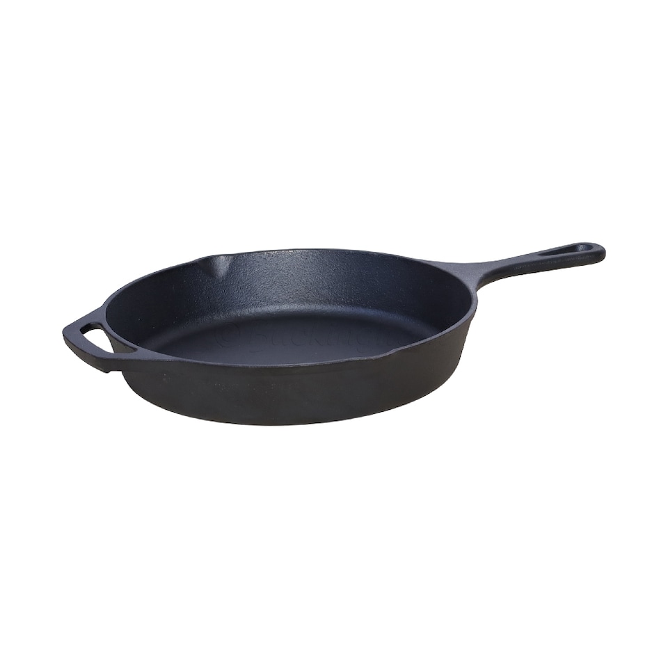 image 1 of Buckingham Pre-Seasoned Cast Iron Frying Skillet Pan 27 cm.