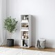 image 4 of 4-Tier Cube Shelving Unit Brown | Unit Colour: Beech