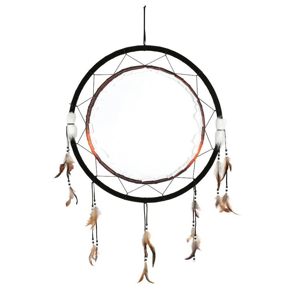 image 1 of Anne Stokes Solstice Dreamcatcher - Black/Brown - One Size