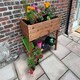 image 4 of The Peakes Veg Planter - Wood - L55.5 x W102 x H85 cm | Brown
