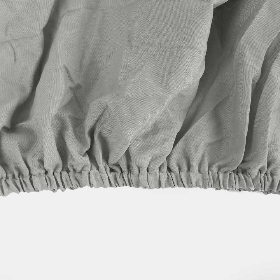 image 1 of OHS Plain Soft Microfibre 30cm Deep Fitted Bed Sheet, Double - Grey