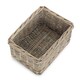 image 5 of Medium Wicker Grey Wash Storage Tray | Grey | Grey Wash