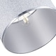 image 4 of Modern and Designer Mini Diamond Silver Glitter Fabric Lamp Shade 25cm Wide | Silver | Silver | 1