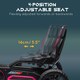 image 7 of HOMCOM Children Pedal Go Kart w/ Adjustable Seat, Handbrake - Pink