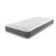 image 1 of 7-Inch Hybrid Sprung Mattress - Soft Firmness Deep Quilted Sleep Surface | Grey | Double