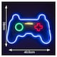 image 7 of ValueLights Games controller Games Controller Neon White Illuminated Decoration and Integrated LED 5W Multicolour Bulb