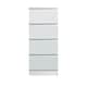 image 1 of FWStyle Stora 4 Drawer Chest of Drawers - Matt White
