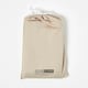 image 5 of Homescapes Natural Linen Cot Bed Fitted Sheets 70 x 140 cm, Pack of 2
