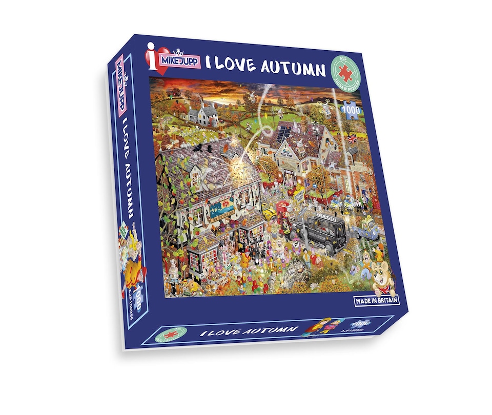 Mike Jupp - Puzzle 1000 Pezzi 'I Love The Weekend' - Caos Divertente E Dettagli Nascosti, 66x50 Cm