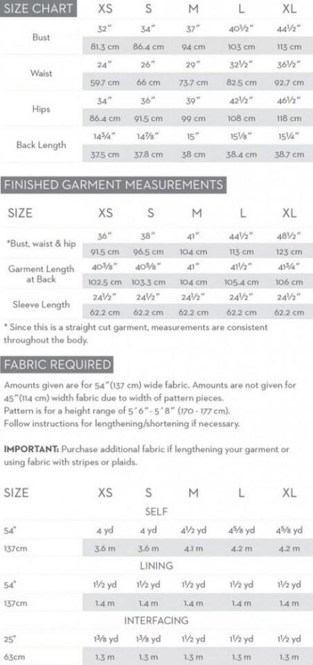 image 1 of Victory Patterns Ulysses Coat Paper Sewing Pattern – Women’s Coat, Sizes XS–XL, Intermediate