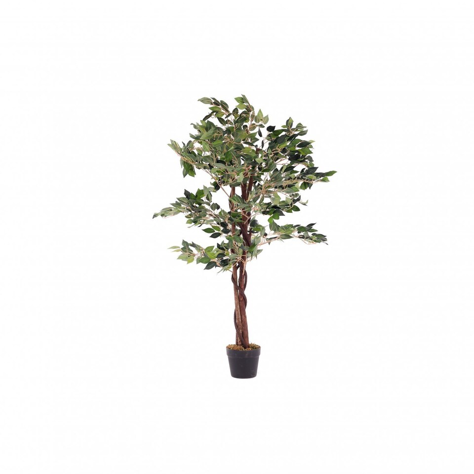 image 1 of Artificial Ficus Tree Plant 120cm Indoor Outdoor Decoration | Green