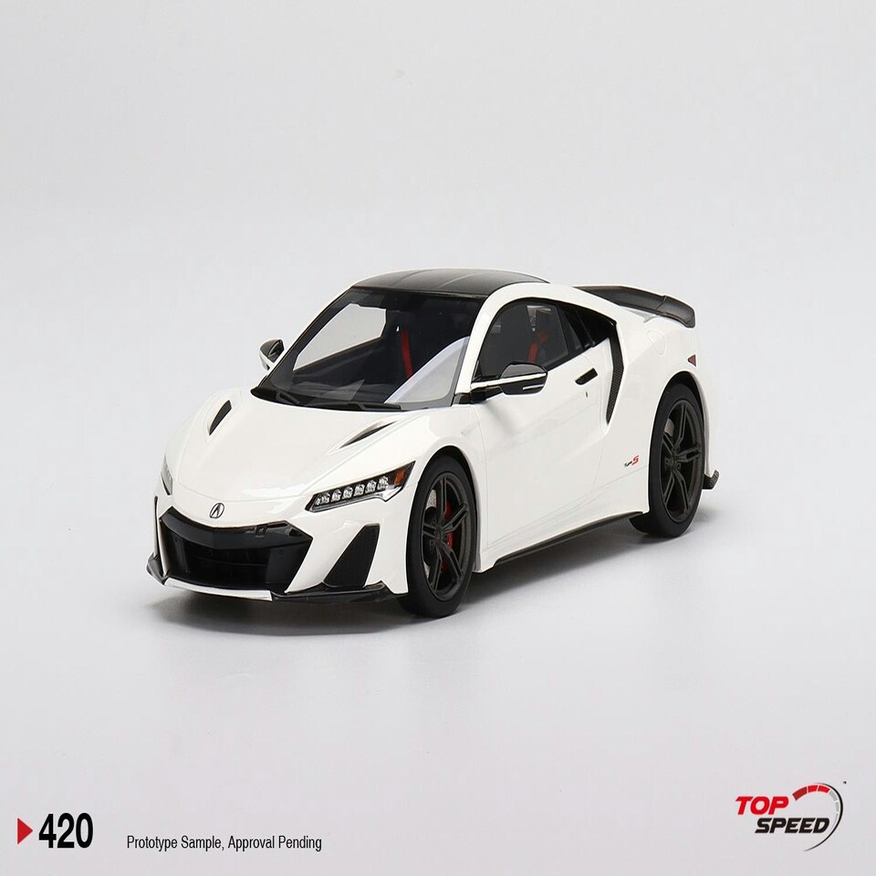 image 1 of Acura NSX Type S 2022 130R White 1:18 TSM TS0420