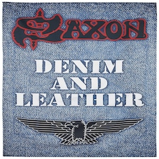 Saxon Textile Poster: Denim & Leather - Textile Poster