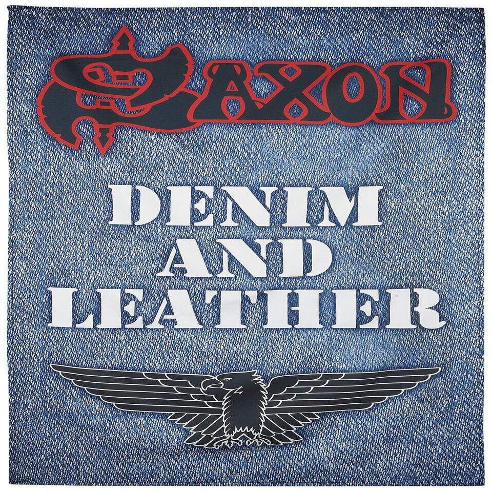 Saxon Textile Poster: Denim & Leather - Textile Poster