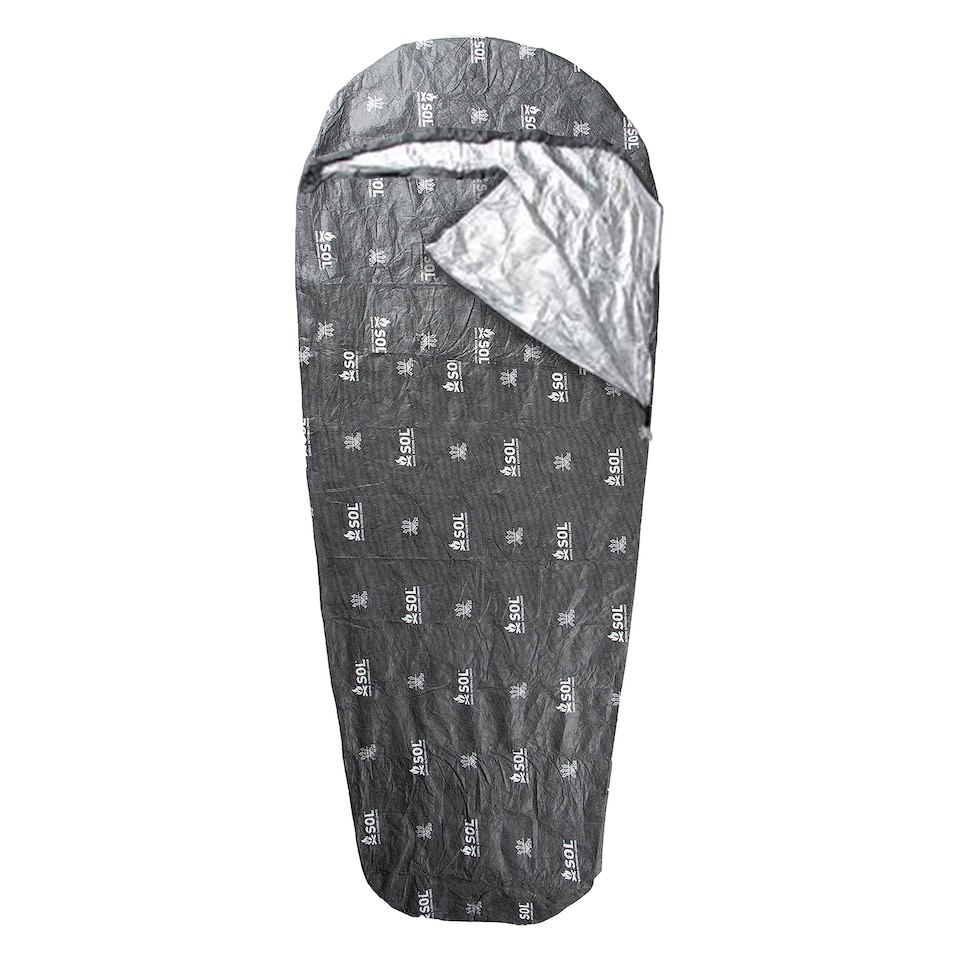 image 1 of Escape XL Bivvy with Hood - Compact Grey Survival Shelter Emergency Bag | Grey | Grey