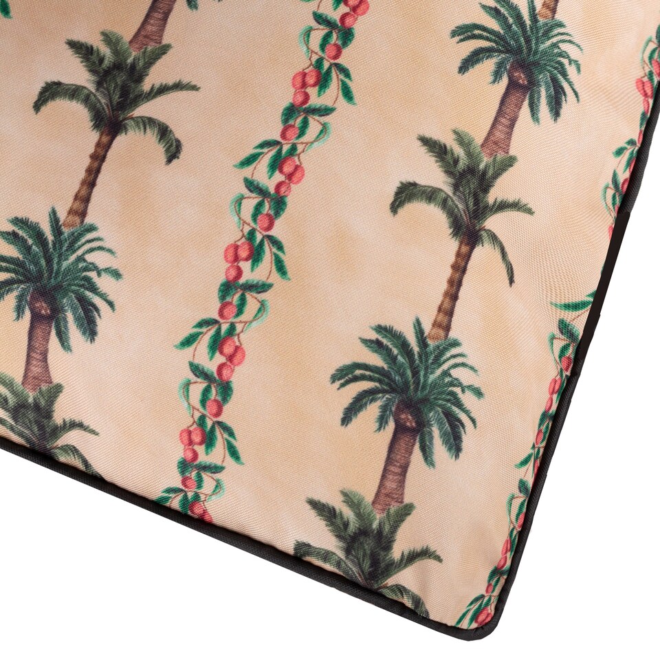image 1 of Wylder Monkey Palm Stripe Outdoor Cushion
