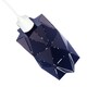 image 3 of Modern Midnight Blue Metal Pendant Shade with Diamond Shaped Cut Outs Blue