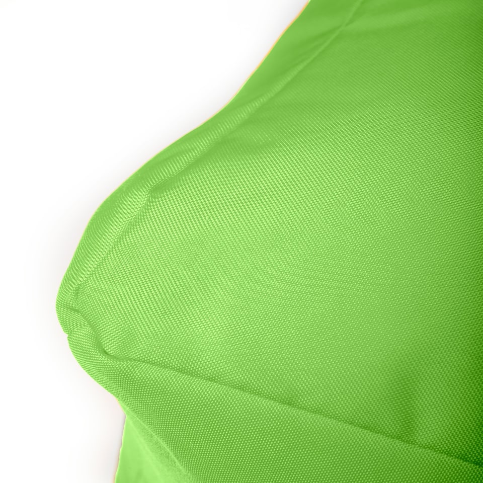 image 1 of Waterproof Cube Indoor Outdoor Bean Bag Foot Stool Pouffe Green | Light Green