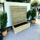 image 1 of Norfolk Planter and Trellis (Pack of 2) - Wood - L150 x W40 x H150 cm | Brown