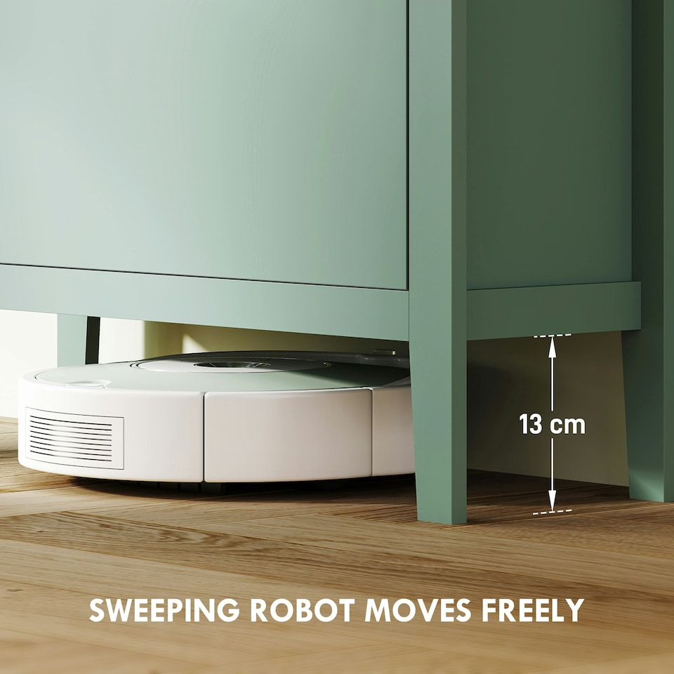 image 1 of HOMCOM 3 Drawer Shoe Cabinet with Flip Doors for Hallway, Entryway Green | 80W x 24D x 131H cm