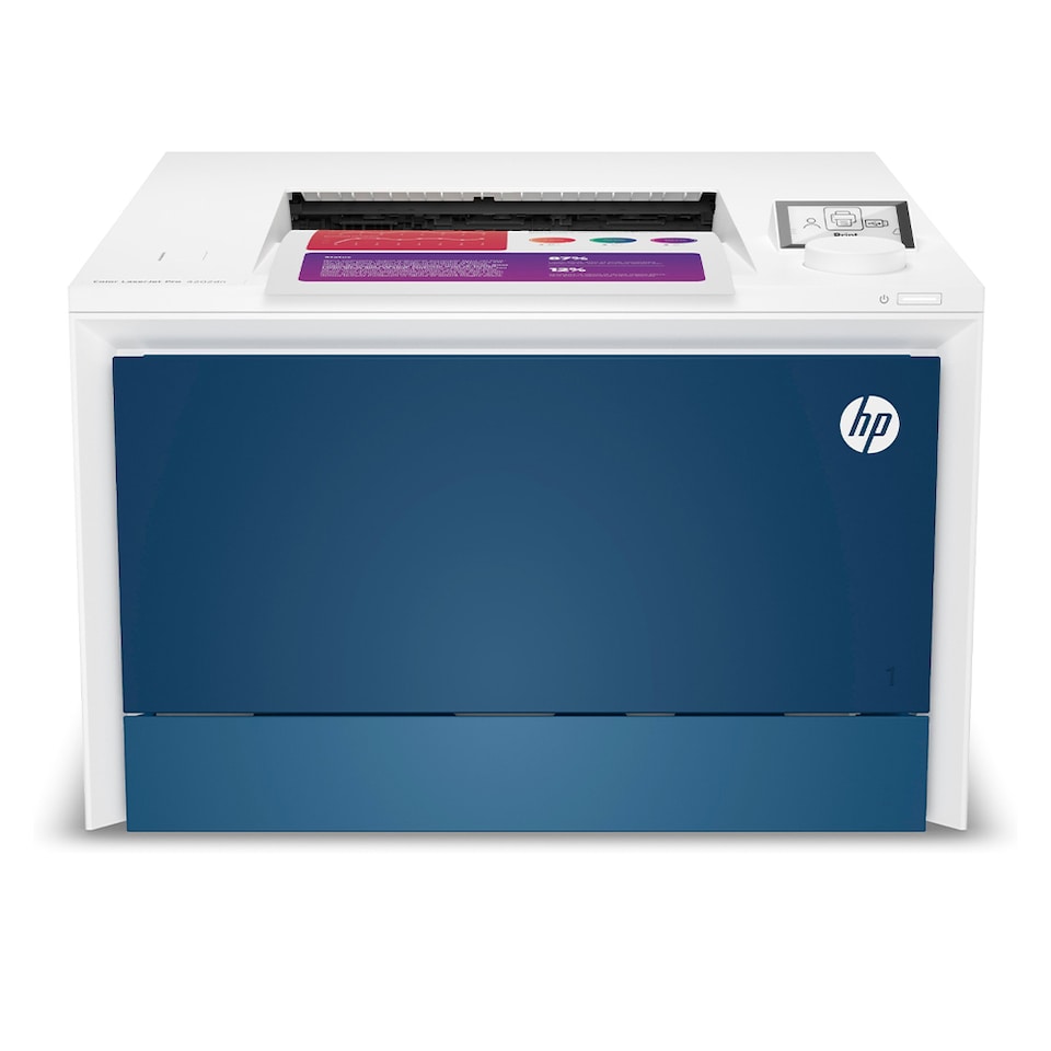 image 1 of HP Color LaserJet Pro 4202dn Printer, Color, Printer for Small medium business,