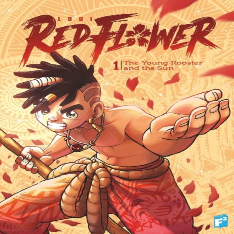Red Flower The Young Rooster & The Sun