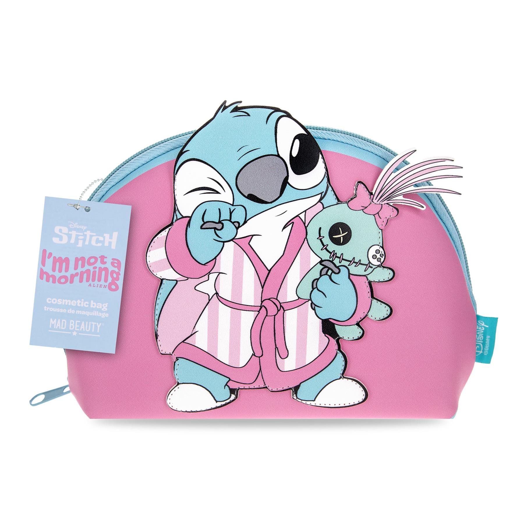 Mad Beauty Disney Stitch Pamper Cosmetic Bag, Pink