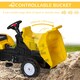 image 9 of HOMCOM Ride on Tractor No Power for Kids with Manual Control Bucket