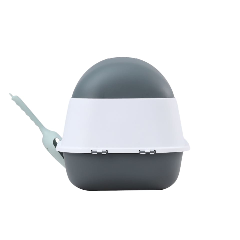 image 1 of Living and Home Cat Toilet Detachable Cat Litter Box | Grey