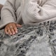 image 3 of Fluffy Giant Bean Bag Chair Adult - Grey with Bean Bag Filling | Grey | Arctic Wolf Grey | 1
