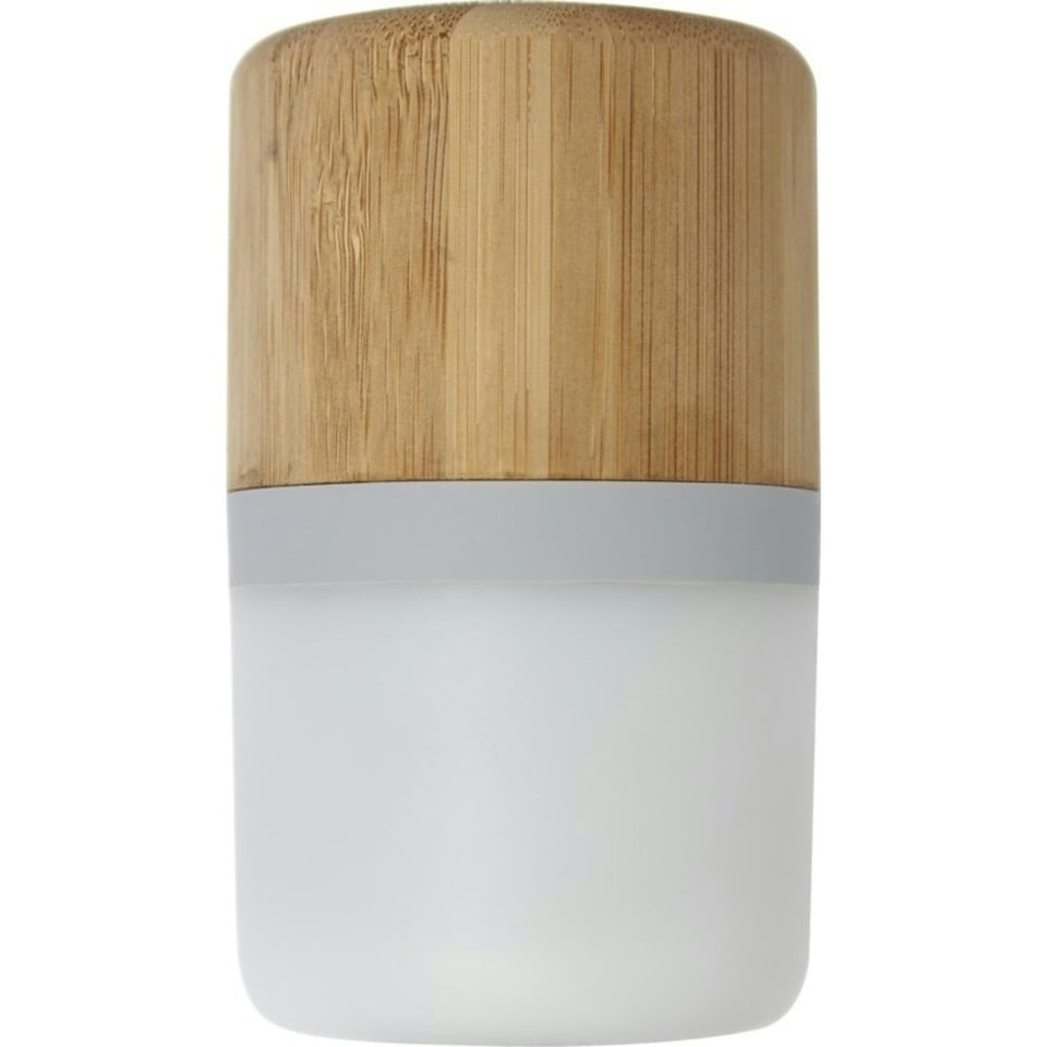 image 1 of Bullet Aurea Bamboo Light Up Bluetooth Speaker - Brown/White - One Size