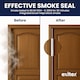 image 5 of Exitex Self Adhesive Intumescent Fire & Smoke Door Strip with Brush, FD30 rated, 5.2m | White