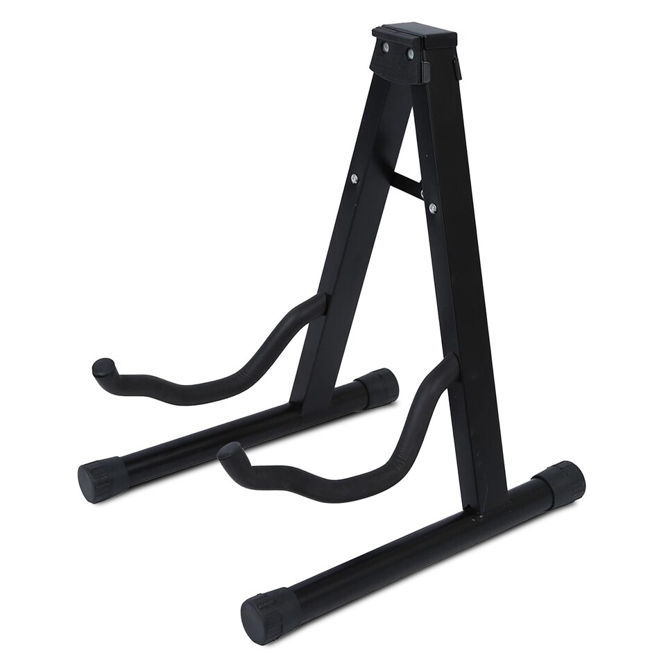 image 1 of Keplin Foldable A Frame Guitar Stand for Acoustic Electric and Bass, 1 or 2 Pack