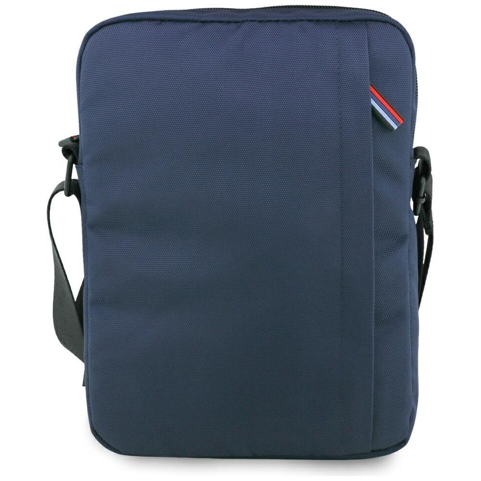 image 1 of BMW M Series Nylon Pockets 10 Tablet Bag with Metal Logo Navy Blue - BMTB10PNYPOV