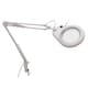 image 1 of PURElite LED Swivel Magnifying Lamp - Clip-on Table & Desk Lamp, Flexible Neck, 10cm Lens with 2x Magnification