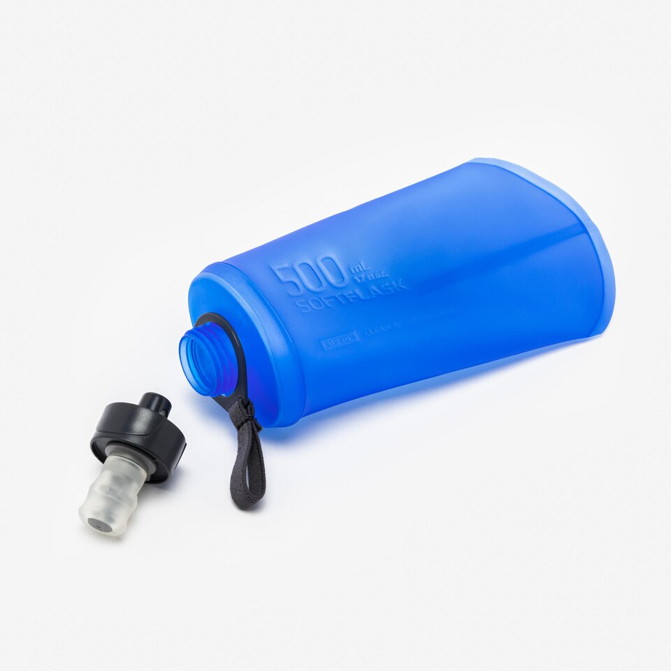 image 1 of Decathlon 500 Ml Flexible Trail Running Water Bottle-Blue