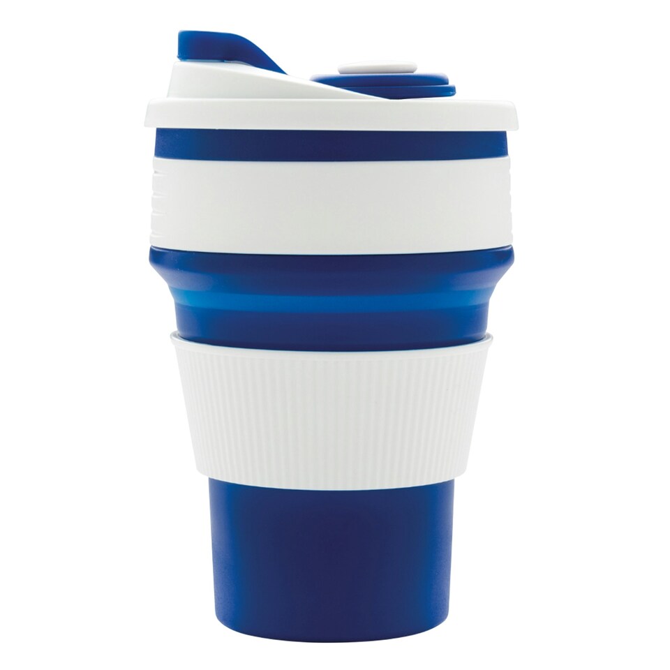 image 1 of XD Collection Foldable Silicone Cup - Blue - One Size
