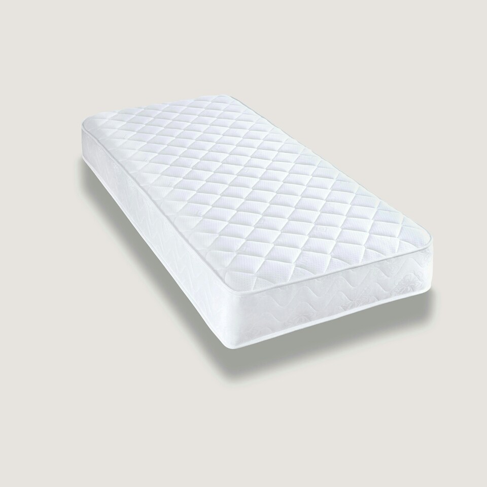 image 1 of Darcy Diamond Micro Quilted Spring Mattress - 7" Deep White | Small Double
