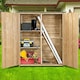 image 4 of COSTWAY 140 x 50 x 161CM Waterproof Outdoor Storage Shed