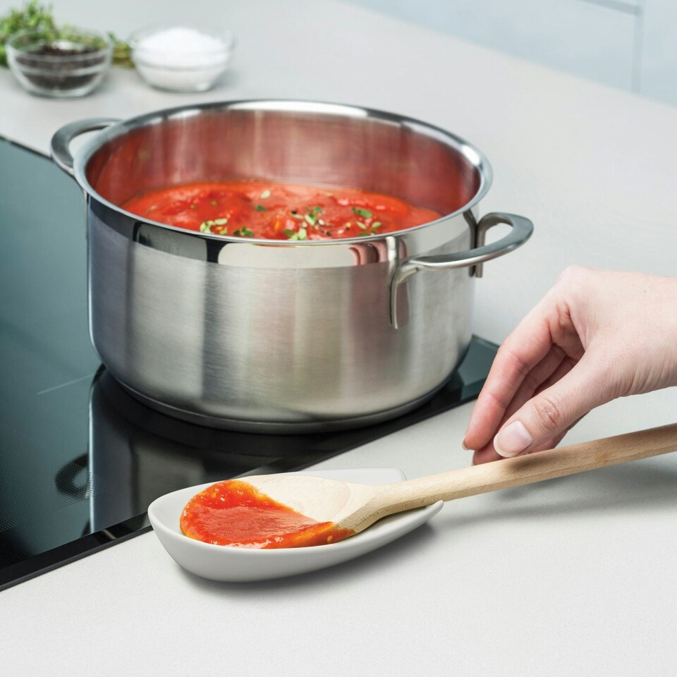 image 1 of Porcelain Classic Spoon Rest